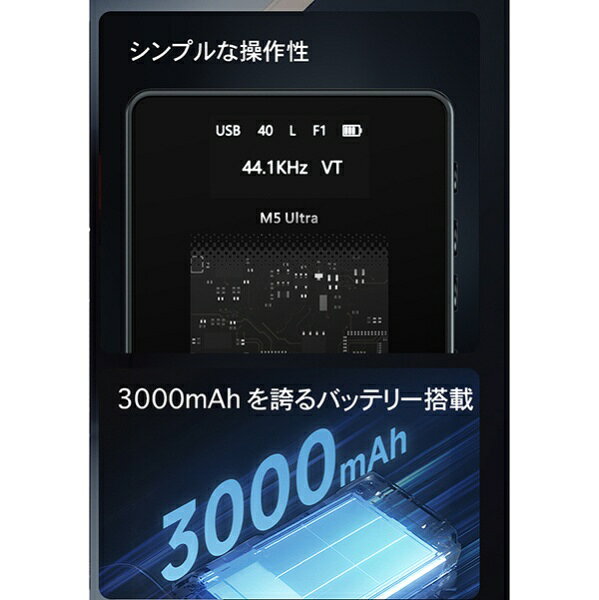 【エントリーで最大2万ポイント当たる｜7/26まで】 MUSE HIFI｜ミューズハイファイ ポータブル真空管DACアンプ Bluetoothレシーバー M5ULTRA [DAC機能対応 /真空管] biccamera-15168857 楽天ビック(ビックカメラ×楽天) サンプル画像3