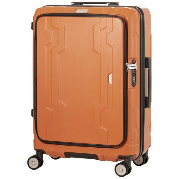 Carry Cases - レジェンドウォーカー｜LEGEND WALKER BLUE WHALE フロントオープン 容量拡張7cm ボトムハンドル＆ドリンクホルダー装備 オレンジ 5525-60OR [TSAロック搭載]