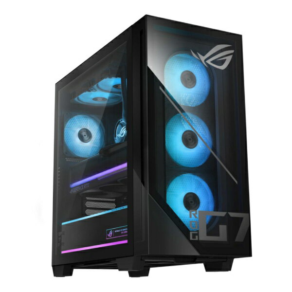 ASUS�b�G�C�X�[�X �Q�[�~���O�f�X�N�g�b�v�p�\�R�� ROG G700 (2025) GM700(RTX 5080) �u���b�N GM700TZ-R9800X099W [���j�^�[����  Windows11 Home  AMD Ryzen7  �������F64GB  SSD�F2TB  2025�N6�����f��]