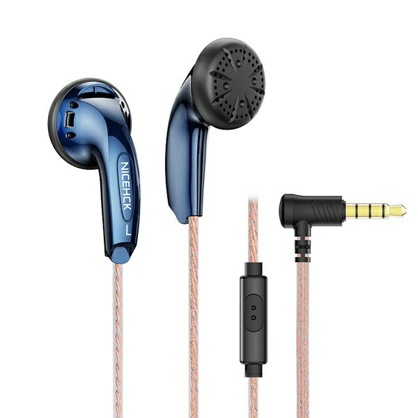 Sound-Isolating Type - NICEHCK｜ナイスエイチシーケー インナーイヤー型イヤホン ブルー YD30 [インナーイヤー型 /φ3.5mm ミニプラグ]