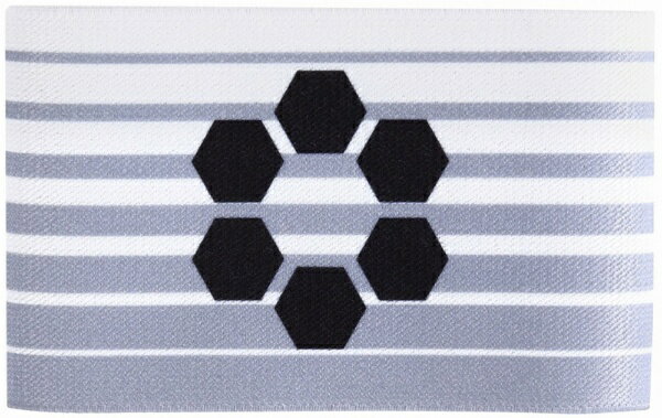 伸縮性に優れた素材を使用し、マジックテープで個々のサイズ調整を可能にしています。バンド付きで着用時のずれ落ちを防止。8cm巾・グラフィック昇華プリントデザイン。