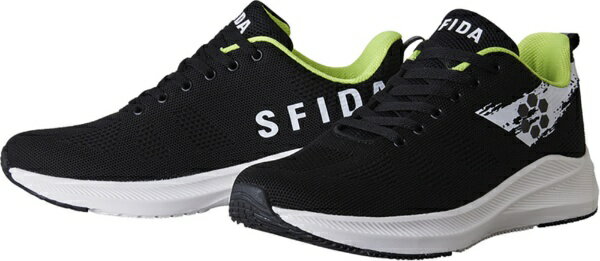 イミオ｜imio ランニングシューズ SFIDA (スフィーダ) PIONIERE RUN ブラック SF24RN01 [ユニセックス /23.5cm]