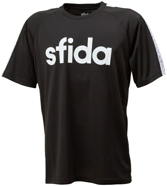 イミオ｜imio メンズ SFIDA (スフィーダ) BPプラクティスシャツS/S LINE ブラック SA21816 [メンズ /Mサイズ]【返品交換不可】