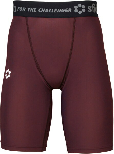 イミオ｜imio メンズ SFIDA (スフィーダ) BP コンプレッションベースレイヤーハーフタイツ バーガンデ..