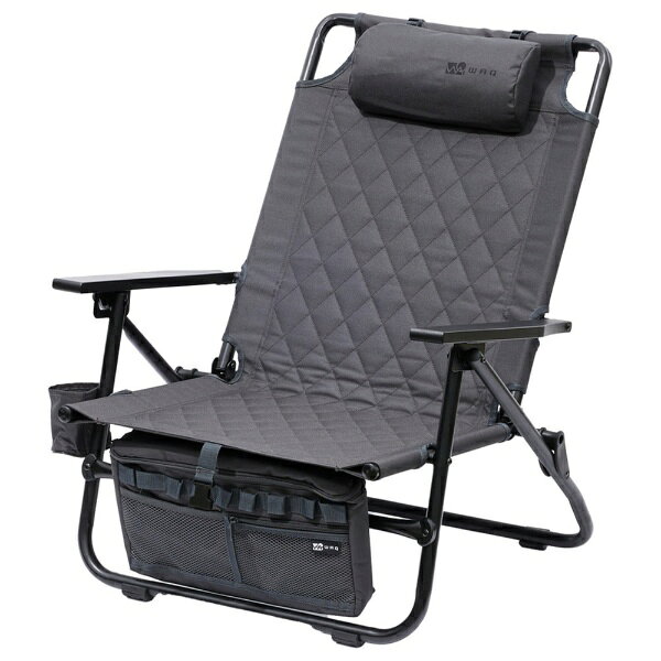 WAQ｜ワック リクライニングローチェア Reclining Low Chair チャコール [リクライ...