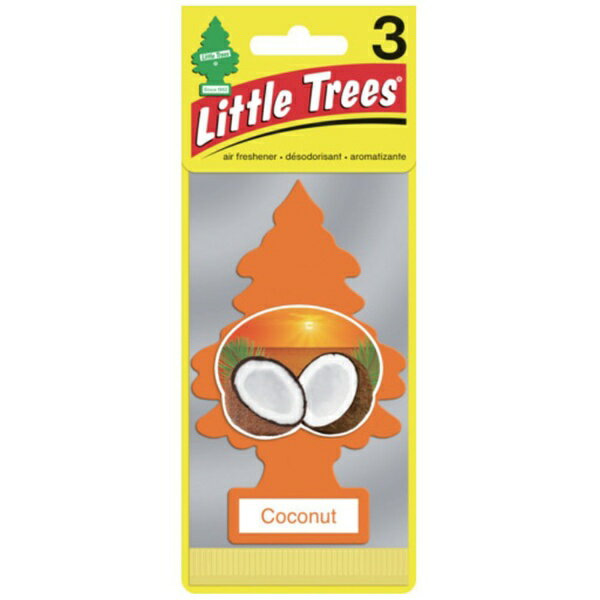 メテオAPAC｜Meteor APAC リトルツリーズ LT エアーフレッシュナー 3P - Coconut（ココナッツ）