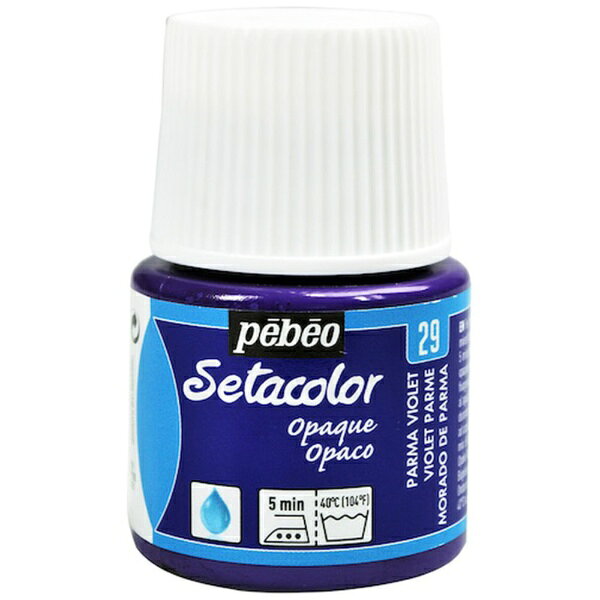 ペベオ・ジャポン｜Pebeo Japon Pebeo 布用水性アクリル絵具セタカラー不透明色 45ml パルマバイオレット