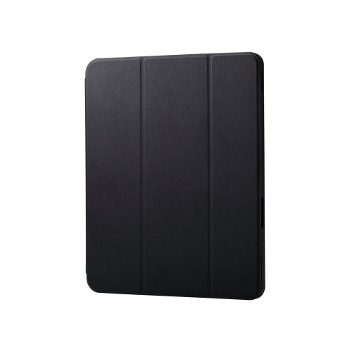 ELECOM｜エレコム 13インチiPad Air（M3/M2）用 フラップケース 衝撃吸収 Pencil収納 スリープ対応 ブラック TB-A25XSABK...