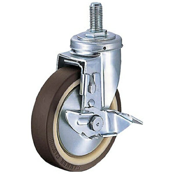 乐天商城 - ハンマーキャスターセールス｜HAMMER CASTER Sシリーズねじ込み自在SP付ウレタンB車150mm　413SAUB150BAR01