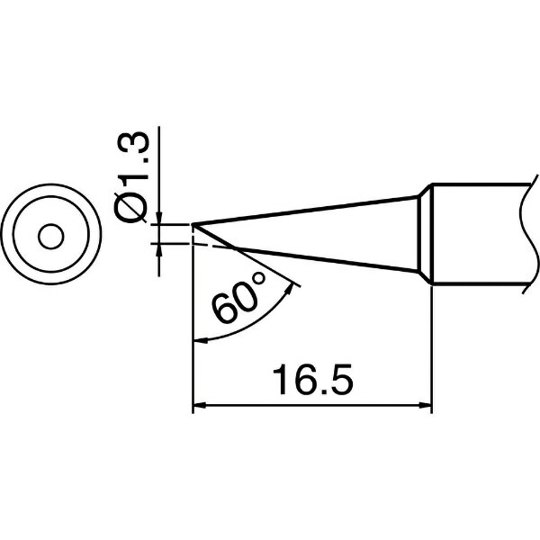 白光｜HAKKO こて先　S6型　T18S6