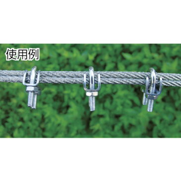 水本機械製作所 MIZUMOTO MACHINE ステンレス プレスワイヤークリップ 使用ロープ径3mm B2349