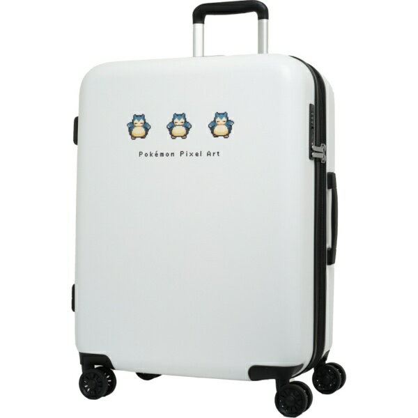 ポケモン｜Pokemon スーツケース ピクセルアート ファスナータイプ 旅行目安日数：5〜6泊 約59L 拡張時..