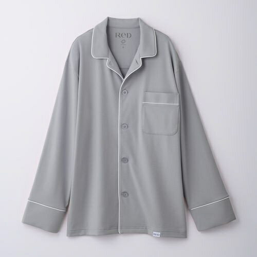 MTG|エムティージー バイタルテック スリープ パジャマトップス長袖 S ReD(レッド) ライトグレー VW-AS-24A-S MTG|エムティージー バイタルテック スリープ パジャマトップス長袖 S ReD(レッド) ライトグレー VW-AS-24A-S