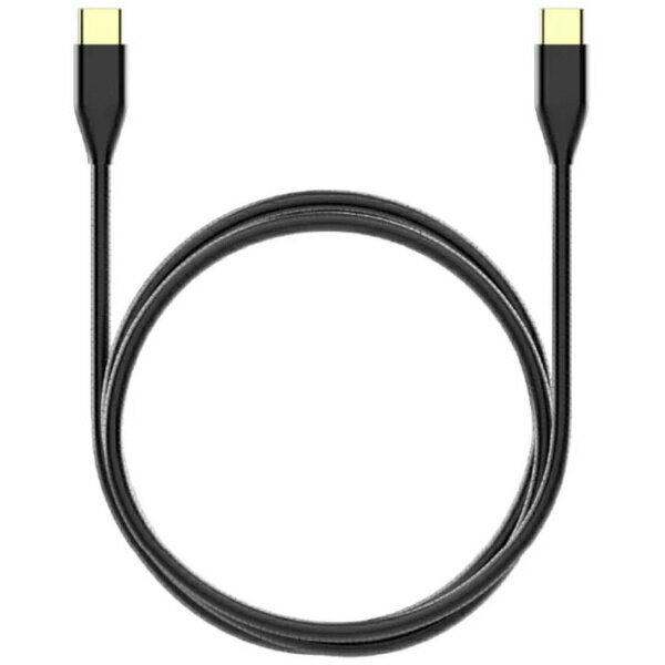トリニティ｜Trinity Gorillaケーブル C to C 60W 100cm ジェットブラック TR-CACC10-GOBK [USB Power Delivery対応]
