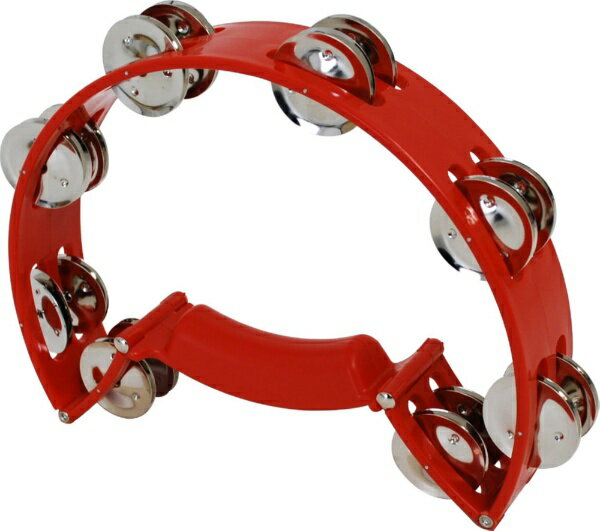 ・取っ手部分左右にジョイントが付いており、丸型〜半月型の3タイプに変形可能・色：レッド・ジングル：16-Jingles・材質：プラスチック製・質量：約305g・直径：約24cm・厚さ：約5cm