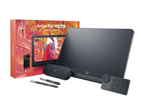 XPPen｜エックスピーペン ARTPP180UH_JP2 液晶ペンタブレット Artist Pro 19 (GEN2)(替え芯セット付属)..