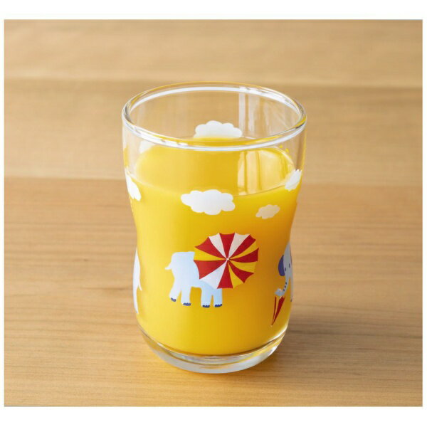石塚硝子｜ISHIZUKA GLASS つよいこグラスS　かくれんぼ　ぞう アデリアのサムネイル