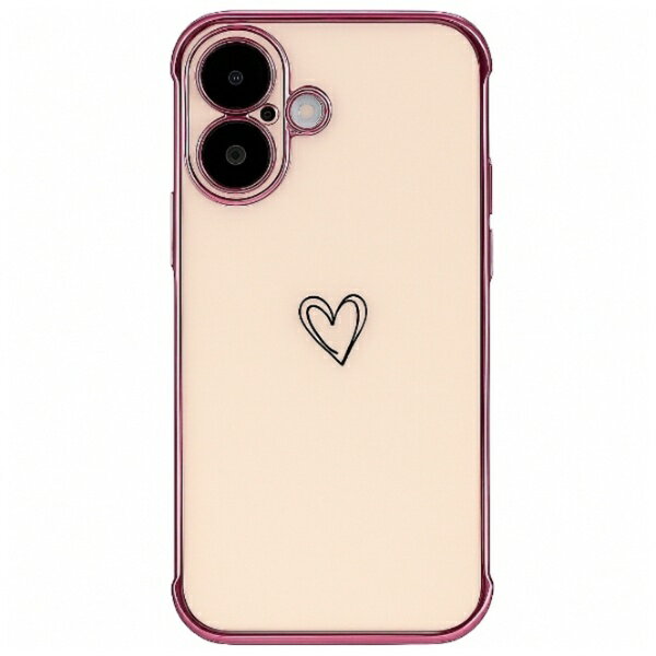 インテリオル　iPhone 17 キラリンハートケース COCO CASE パープル　1716-17-PURPLE