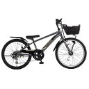 あさひ|asahi 22型 子供用自転車 ドライドS3 BAA226HD-Q(外装6段変速) ブラック 174998001【キャンセル・返品不可】 【代金引換配送不可】