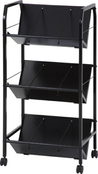 【エントリーで最大全額ポイント還元｜1/5まで】 不二貿易｜Fuji Boeki ファイルワゴン 3段 [W550xD400..