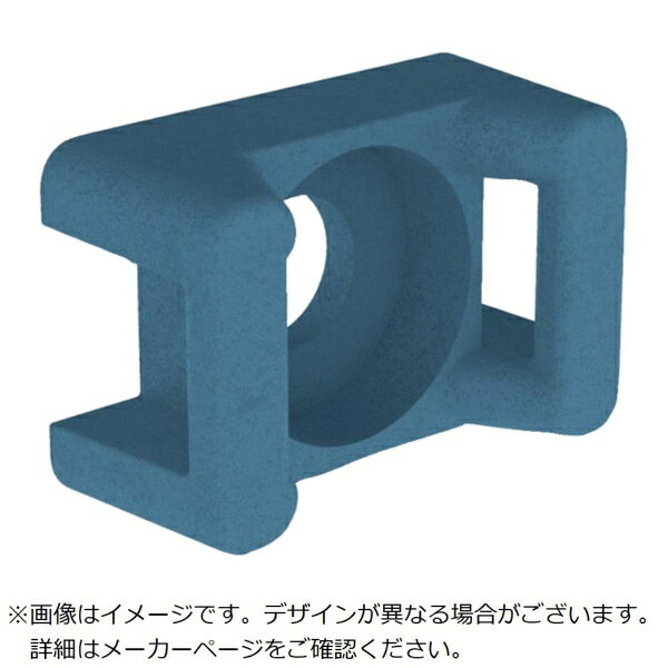 パンドウイット｜PANDUIT PANDUIT 金属検知対応結束バンド用固定具 抗菌・防カビタイプ ブルー TM3S8-C96A