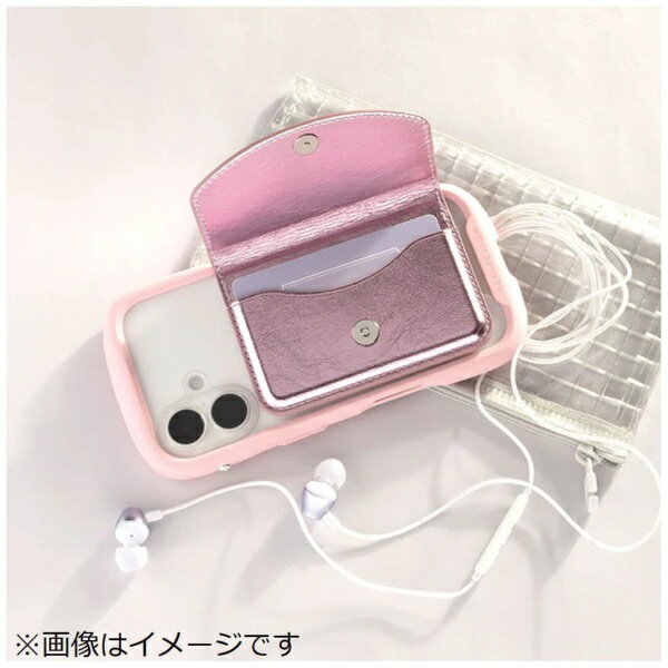 HAMEE｜ハミィ iFace MagSynq カードウォレット iFace サイドフラップ/メタリック...