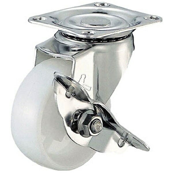 ■耐蝕性、耐水性に優れたオールステンレス製です。■RoHS適合品です。【用途】・水周り・食品・水産関係に多く使われています。【仕様】・許容荷重（daN）： 70・許容荷重（kgf）： 71.4・車輪径D（mm）： 65・車輪幅（mm）： 2...