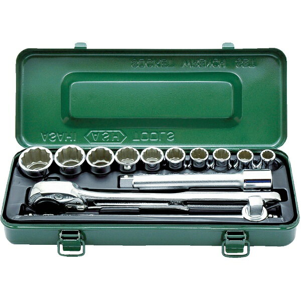 旭金属工業｜ASAHI TOOLS ソケットレンチセット12.7□×13PCS　VO4100