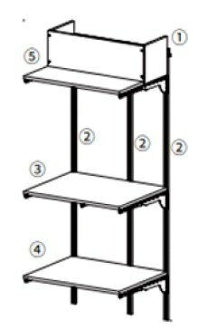 藤山｜FUJIYAMA Fitrack×乾太くん専用台_排湿筒隠しセット Fitrack【フィットラック】 ホワイト KS7560..