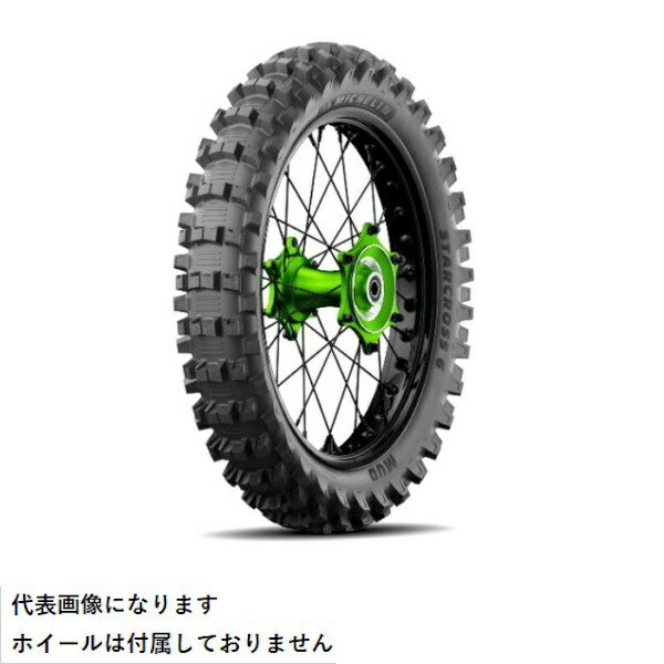 MICHELIN｜ミシュラン バイク用タイヤ STARCROSS 6 MUDシリーズ R (リア用) 100/90-19 M/C 57M TT ／タイヤ1本 871319