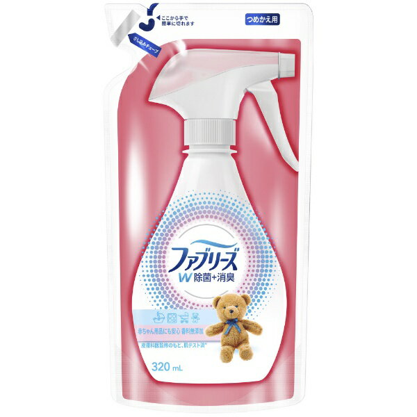 P&G｜ピーアンドジー Febreze（ファブリーズ）香料無添加ファブリーズ つめかえ用 （320ml）〔消臭剤・芳香剤〕