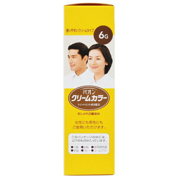 シュワルツコフヘンケル｜Henkel Japan パオン クリームカラー6-G 自然な褐色 1剤40g+2剤40g
