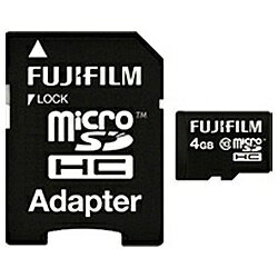富士フイルム　FUJIFILM microSDHCカード FMCSDHC004GC10 [4GB /Class10][FMCSDHC004GC10]