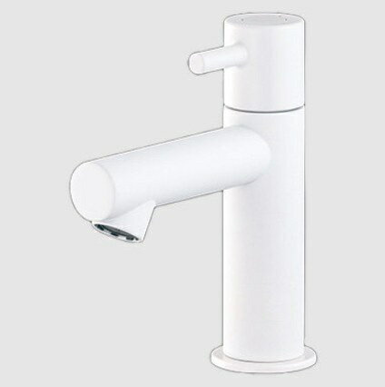 KVK｜ケーブイケー KV KL180D12M4立水栓 単水栓 マットホワイト マットホワイト KL180D12M4