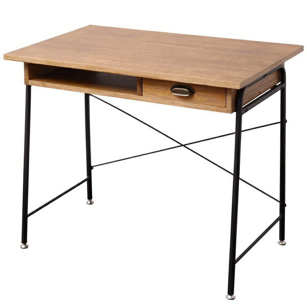 【エントリーで最大全額ポイント還元｜2/5まで】 B.Bファニシング｜B.B FURNISHING ZAGA　デスク　幅86　ブラウン　ZD-860BR ZAGA 【メーカー直送・代金引換不可・時間指定・返品不可】(3.0)