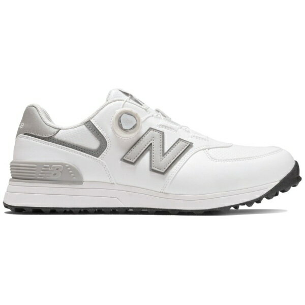 ニューバランス｜New Balance メンズ ゴルフシューズ 574 v4 SL BOA ホワイト×グレー UG574 [メンズ /25.5cm /幅:2E]