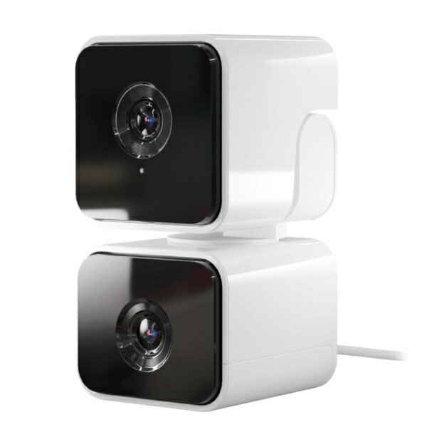 AREA｜エアリア デュアルレンズセキュリティカメラ DD・EYE ホワイト MS-S2DCAM [無線 /暗視対応]