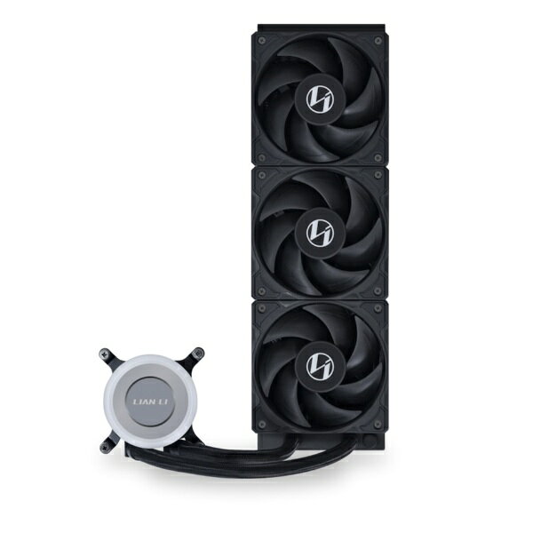 楽天ビック(ビックカメラ×楽天)のLIANLI｜リアンリ 水冷CPUクーラー 120mmファンx3 [LGA1851/1700・AM5/AM4] Galahad II LITE 360 Performance ブラック LL-GA2L-360P-BK｜アングル2
