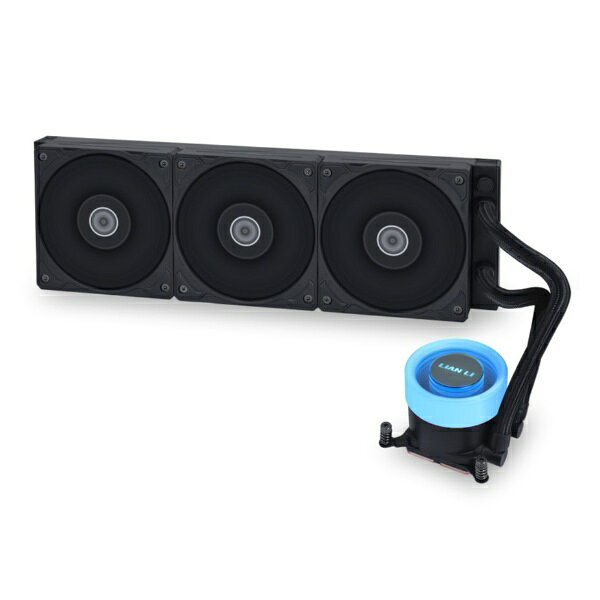 楽天ビック(ビックカメラ×楽天)のLIANLI｜リアンリ 水冷CPUクーラー 120mmファンx3 [LGA1851/1700・AM5/AM4] Galahad II LITE 360 Performance ブラック LL-GA2L-360P-BK｜アングル3