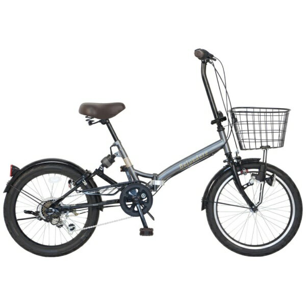 Switzsport - チャクル｜CHACLE 折りたたみ自転車 ベルヴェデール Belvedere マットチャコール FDW-CC206BDRSW [外装6段 /20インチ]【キャンセル・返品不可】 【代金引換配送不可】