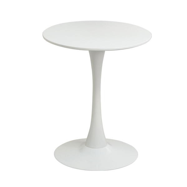 B.Bファニシング｜B.B FURNISHING ラウンドテーブル　直径60　ホワイト　ONDT0120TOWHT【北海道・沖縄・離島配送不可】 【メーカー直送・代金引換不可・時間指定・返品不可】