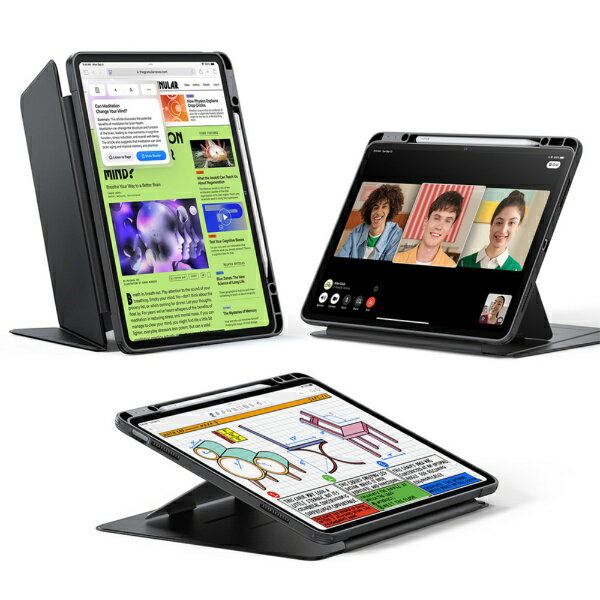 イーエスアール｜ESR 13インチiPad Air（M4/M3/M2）用 Flipマグネットケース ブラック 1B21500103