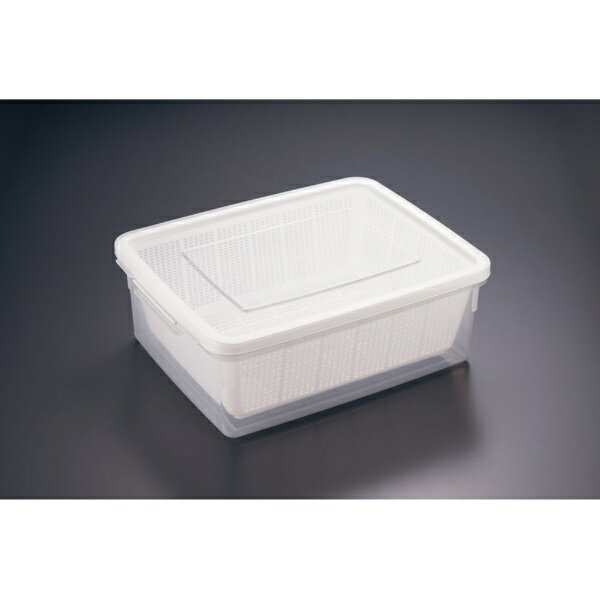 タケヤ化学工業｜TAKEYA ざるコン角　14L　ホワイト ＜AZL9501＞