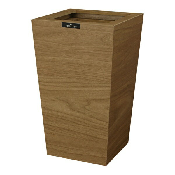 橋本達之助工芸｜Hashimoto Tatsunosuke Kougei バスク ダストBOX スクエア M角 ブラウン ＜VDS1801＞