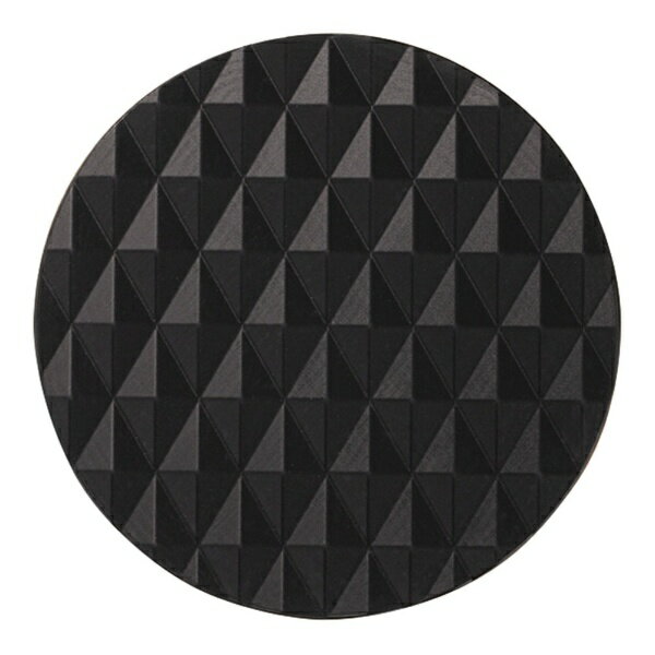 シンビ｜Shimbi シンビダイヤカットコースター（10枚入）　丸型　ブラック ＜PDI1203＞