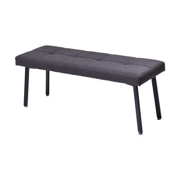 B.Bファニシング｜B.B FURNISHING モダンクラブダイニングベンチ ダークグレー ONBN0203LEDGY【キャンセル・返品不可】