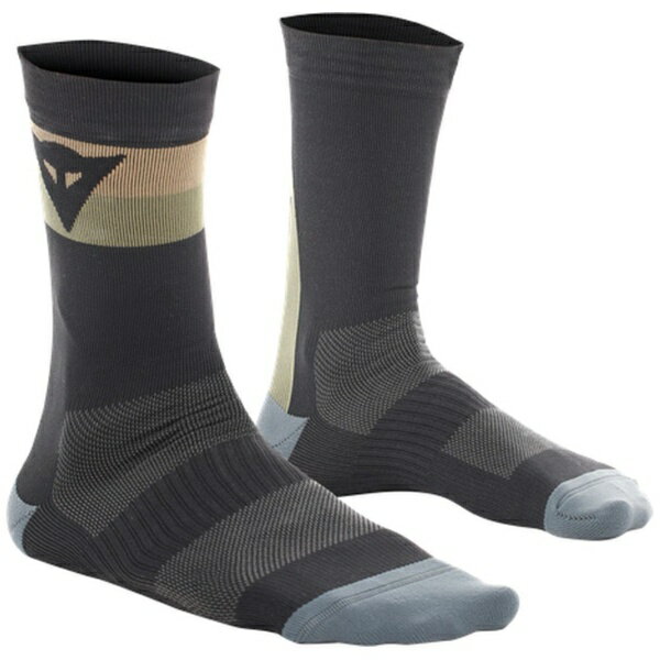 ダイネーゼ｜DAINESE サイクルソックス HgAER SOCKS BLACK×GREEN-MILITARY 39900002 [Sサイズ]