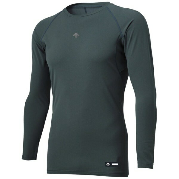 デサント｜DESCENTE メンズ 丸首長袖アンダーシャツ グリーン DB5SUD20M [メンズ /Mサイズ]