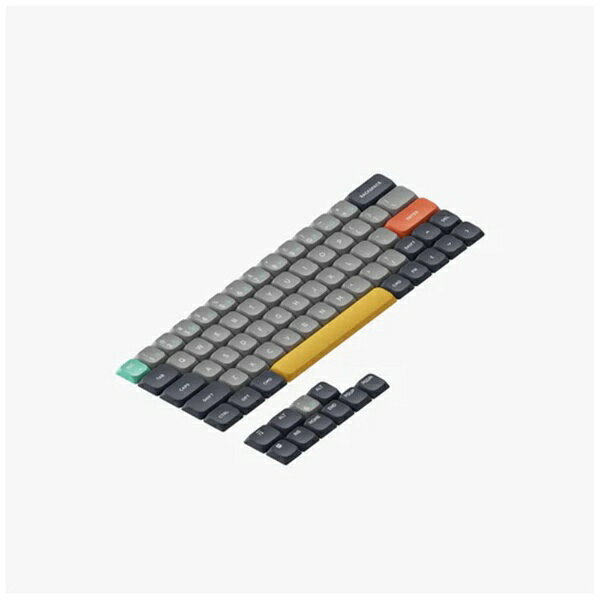 NuPhy｜ニューフィ 〔キーキャップ〕Nuphy COAST Twilight nSA Dye-sub PBT Air60 V2 グレー a602pg