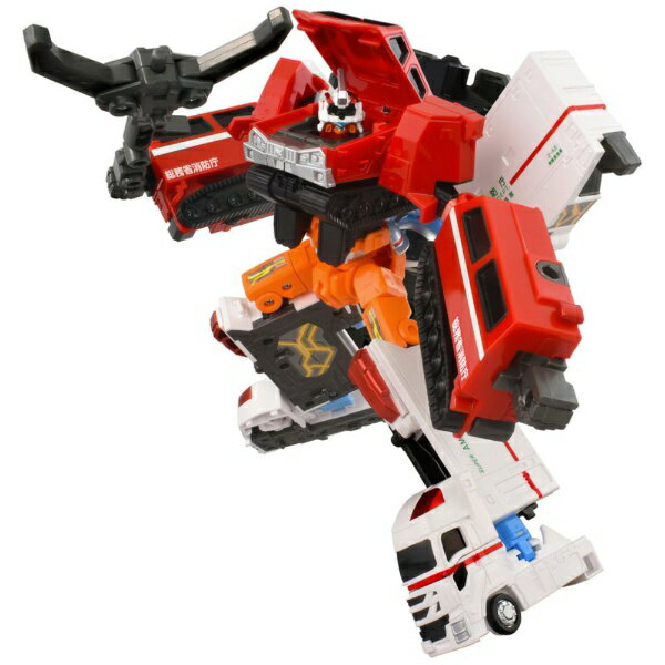 【2025年8月】 タカラトミー｜TAKARA TOMY トミカヒーローズ トミカ ジョブレイバー TJBDX ハイパーレスキューブレイバー レッドサラマンダー＆スーパーアンビュランス【発売日以降のお届け】のサムネイル